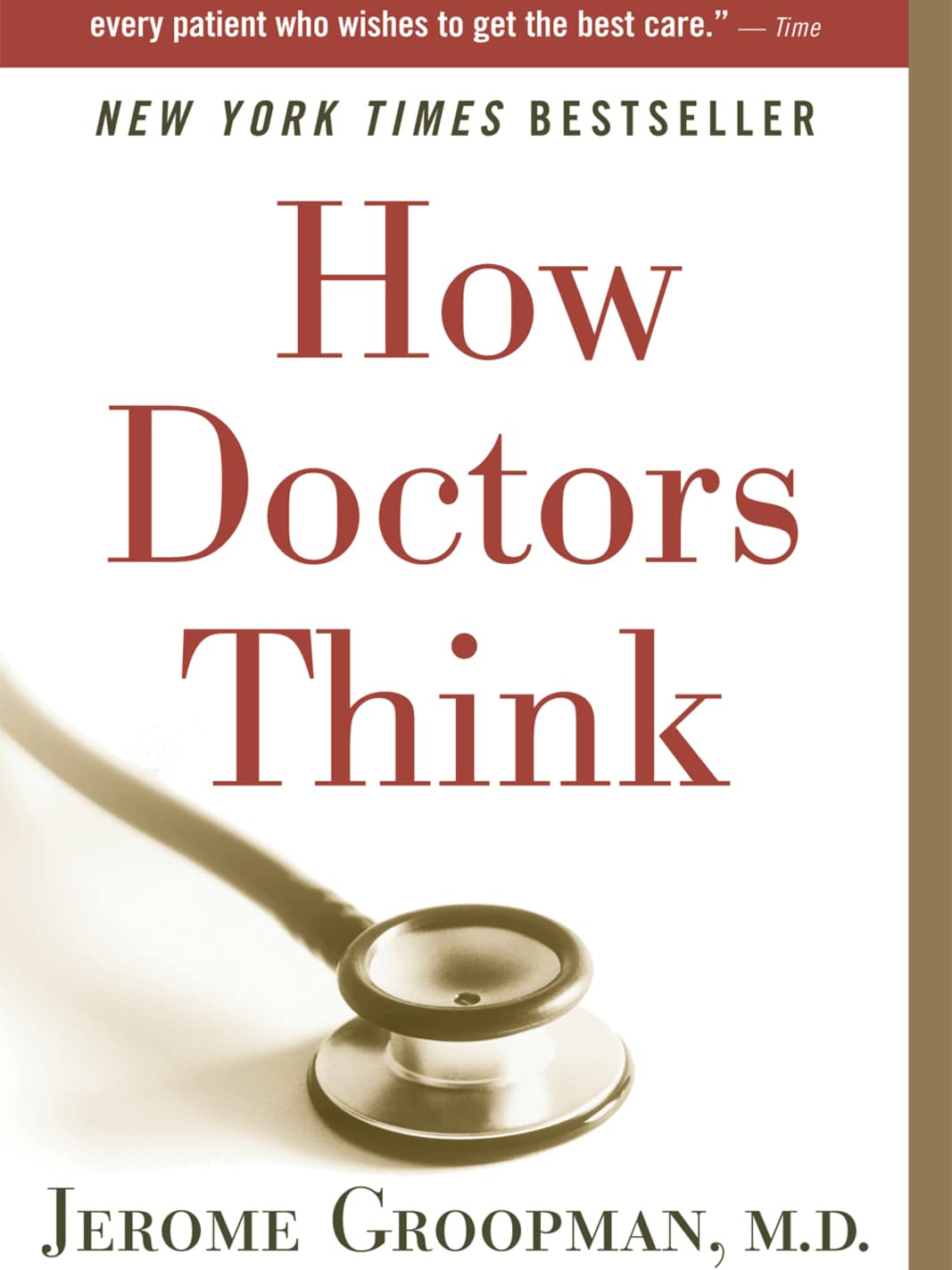 Cover of How Doctors Think