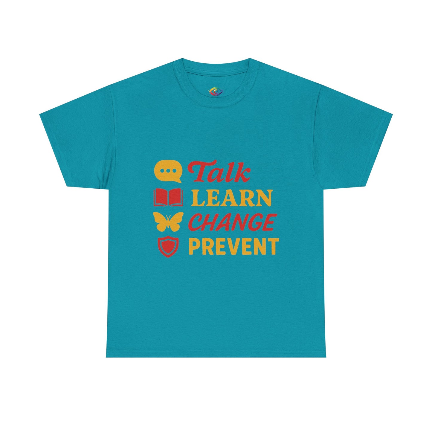 Talk, Learn, Change Prevent Tee - Unisex Heavy Cotton Tee, Educational [...]