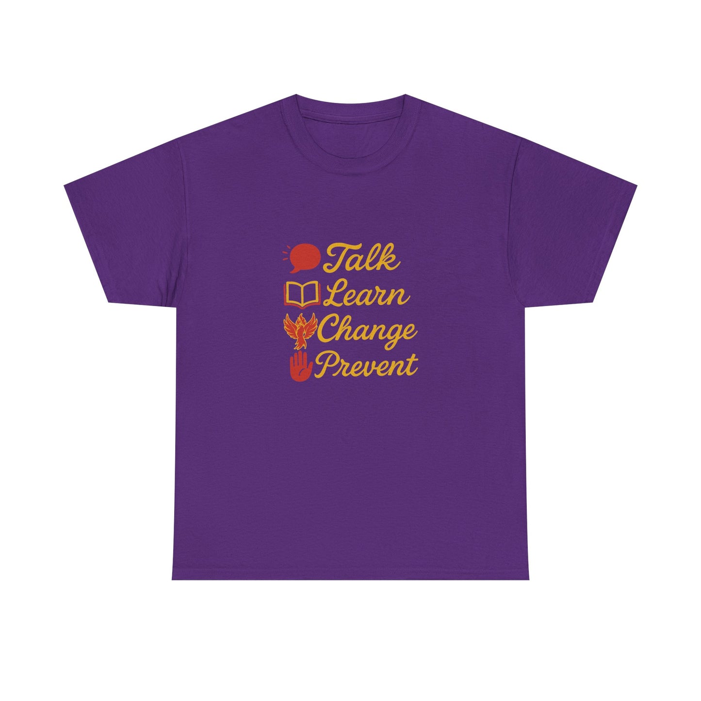 Gambling Addiction recovery Tee  - Talk Learn Change Prevent,