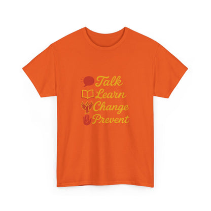 Gambling Addiction recovery Tee  - Talk Learn Change Prevent,