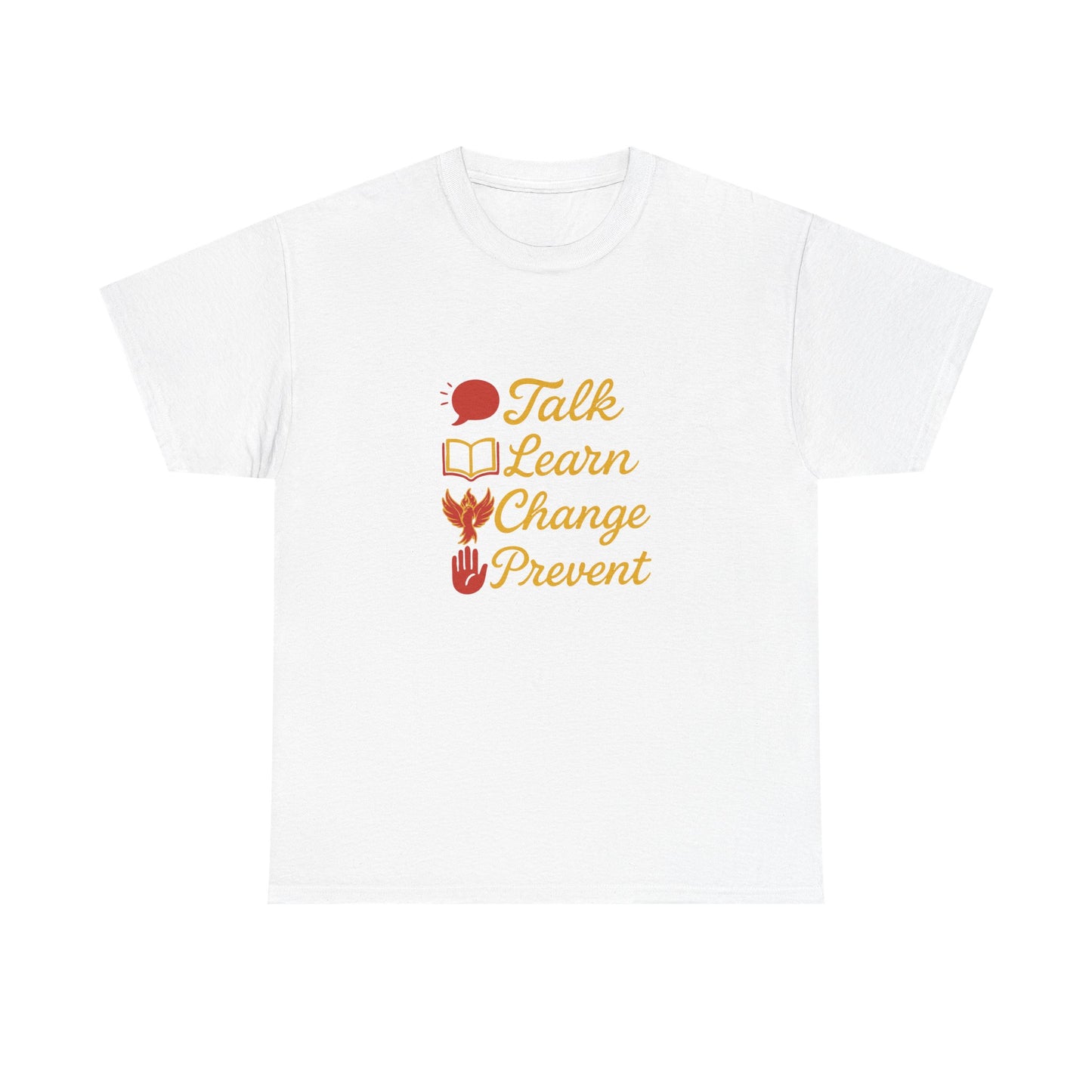 Gambling Addiction recovery Tee  - Talk Learn Change Prevent,