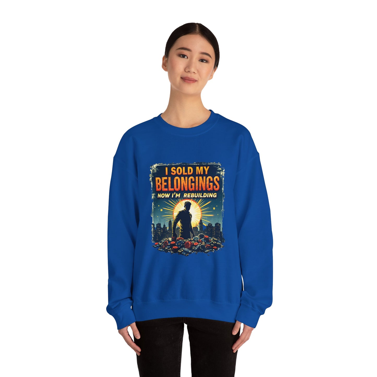Rebuilding Vibes Crewneck – Gambling Recovery