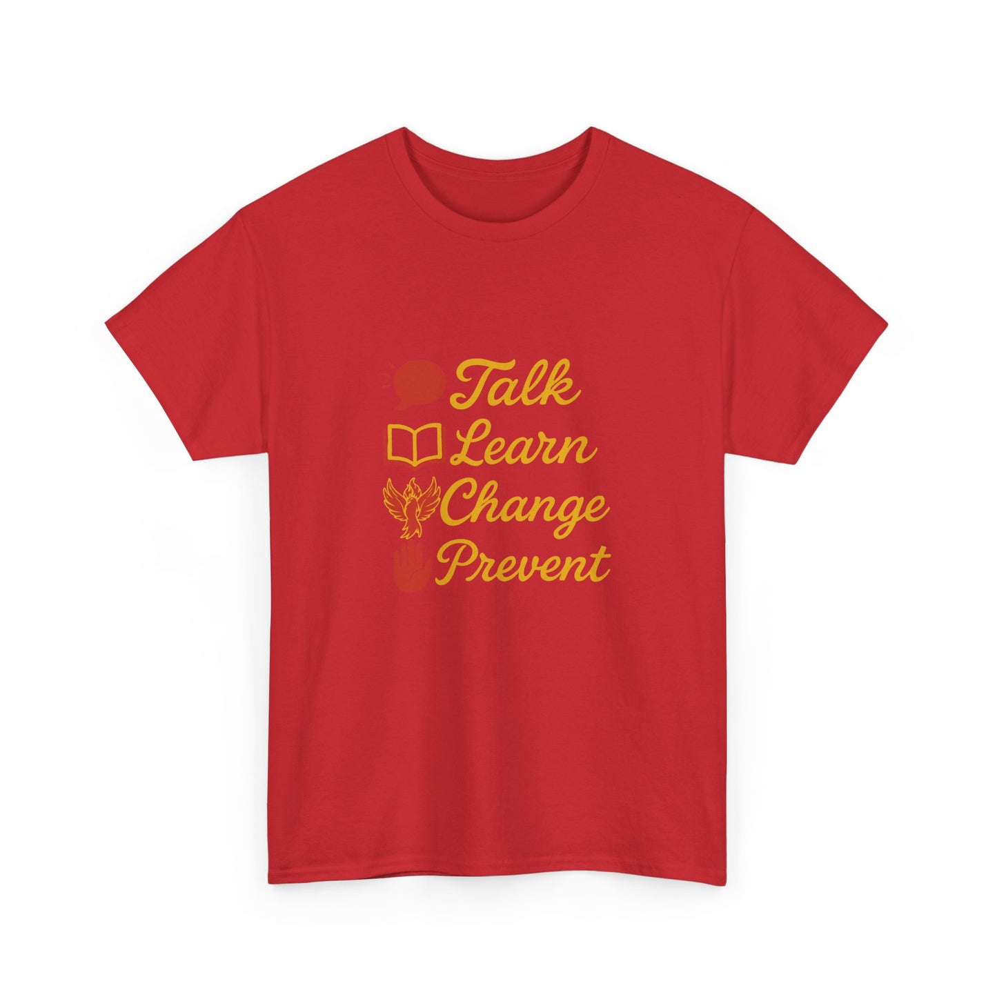 Gambling Addiction recovery Tee  - Talk Learn Change Prevent,