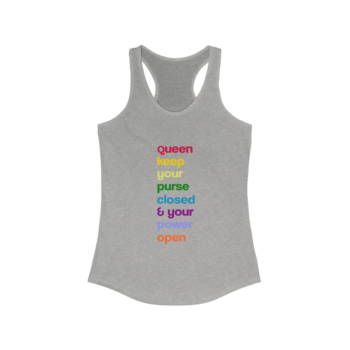 "Gambling Addiction Recovery Gift – Women’s Empowering Racerback Tank | Motivational Sobriety Shirt, Addiction Awareness Apparel"Women's Racerback Tank - Queen Motivational Tee, Fitness Top