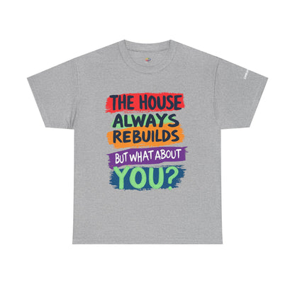 Event-Only Bundle: “The House Always Rebuilds — But What About You?” Tee + Confessions of a Slot Machine