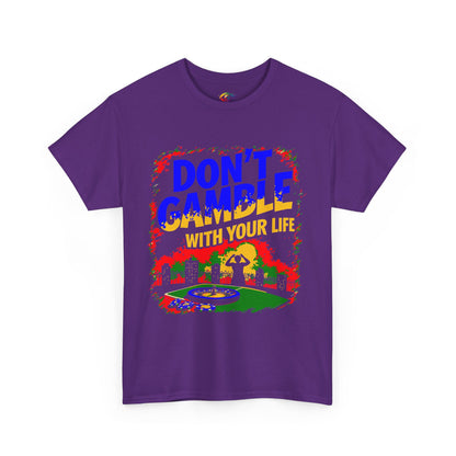 Gambling addiction recovery Don't Gamble with Your Life Tee, Casual T-Shirt,   Graphic Shirt,