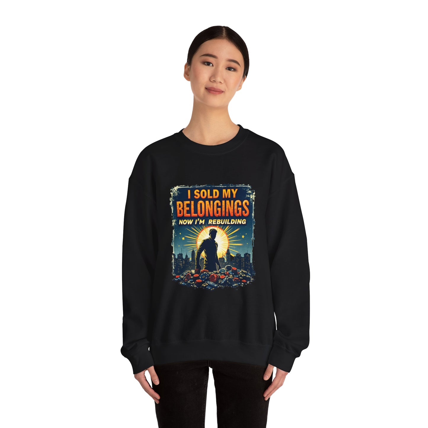 Rebuilding Vibes Crewneck – Gambling Recovery