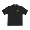Embroidered Colorwave Polo Shirt — Vibrant Ocean Wave Logo