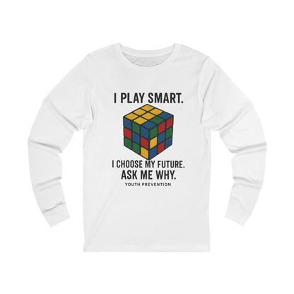 Smart Choices Long Sleeve Tee – Youth Prevention Rubik’s Cube Shirt