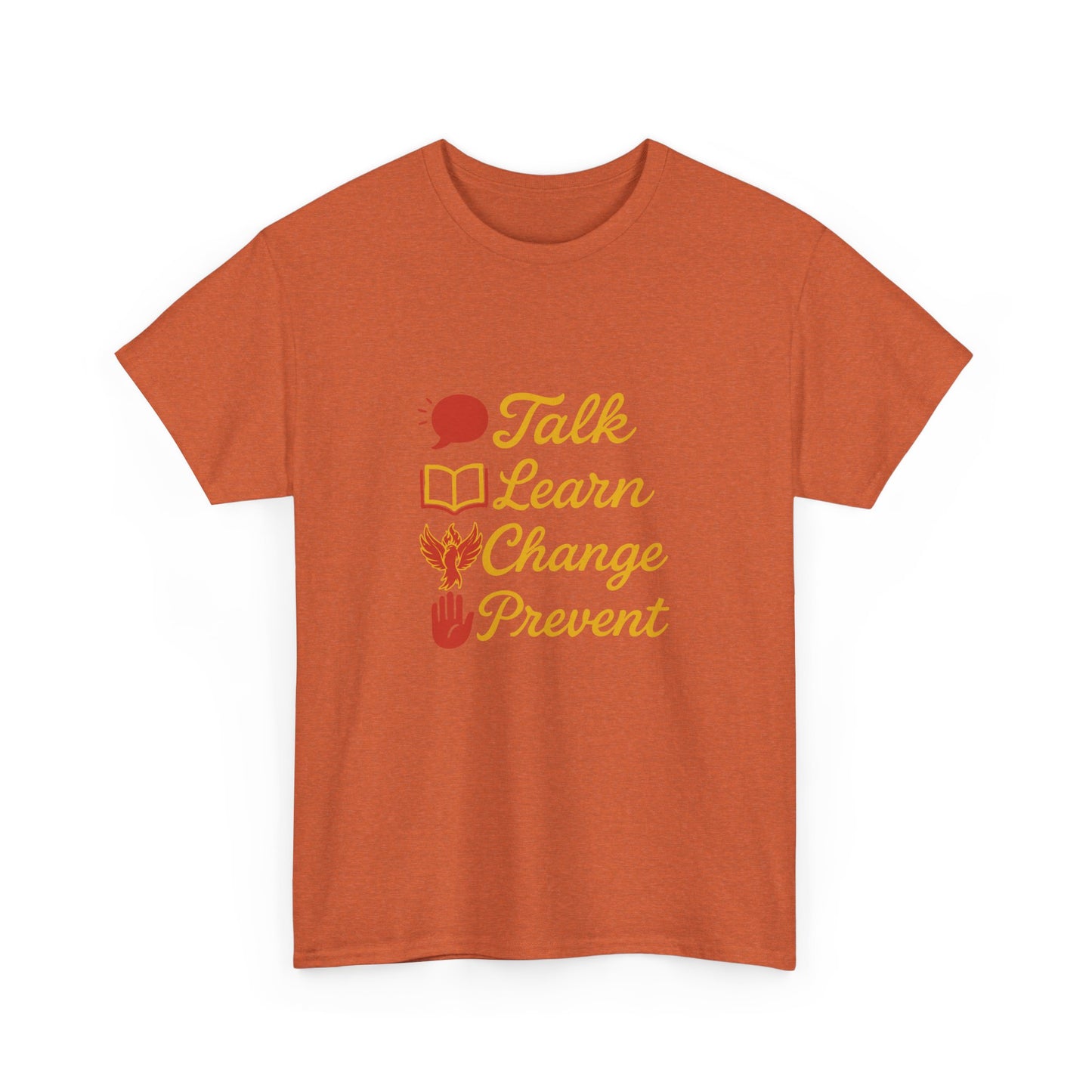 Gambling Addiction recovery Tee  - Talk Learn Change Prevent,