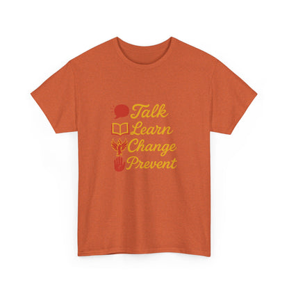 Gambling Addiction recovery Tee  - Talk Learn Change Prevent,