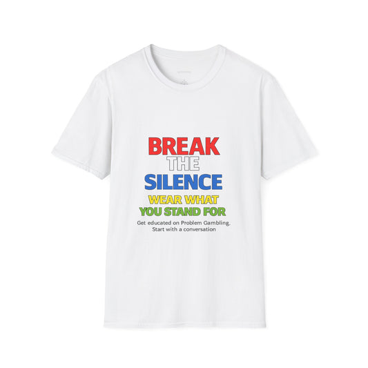 Gambling Addiction Awareness Shirt – Break the Silence Tee