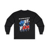 GambleFreeGear Just a Fan Long Sleeve | No Action No Parlay Shirt | Awareness Apparel