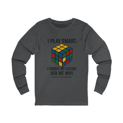 Smart Choices Long Sleeve Tee – Youth Prevention Rubik’s Cube Shirt