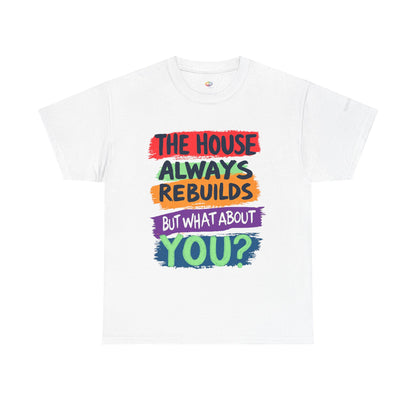 Event-Only Bundle: “The House Always Rebuilds — But What About You?” Tee + Confessions of a Slot Machine
