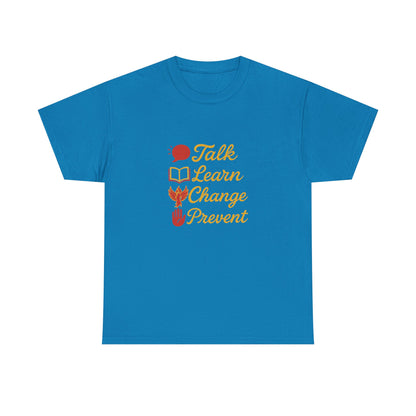 Gambling Addiction recovery Tee  - Talk Learn Change Prevent,
