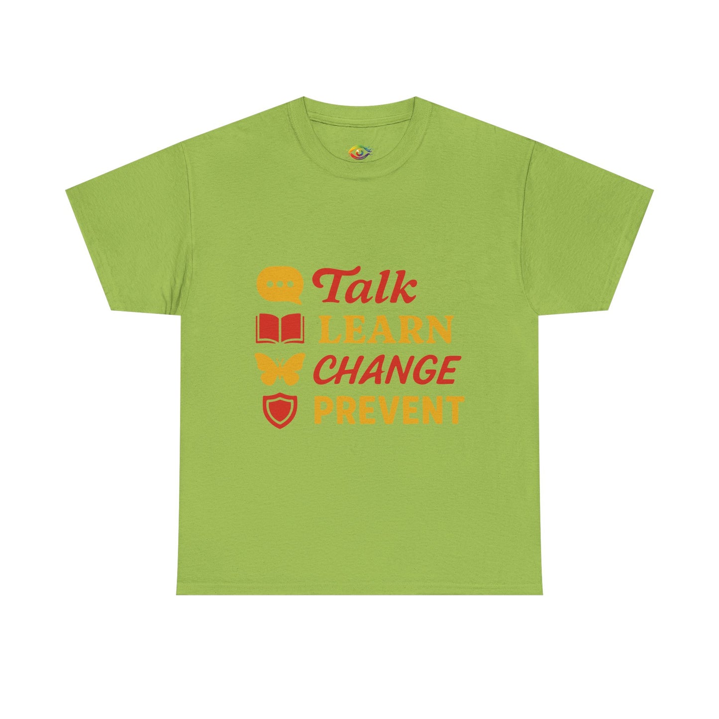 Talk, Learn, Change Prevent Tee - Unisex Heavy Cotton Tee, Educational [...]