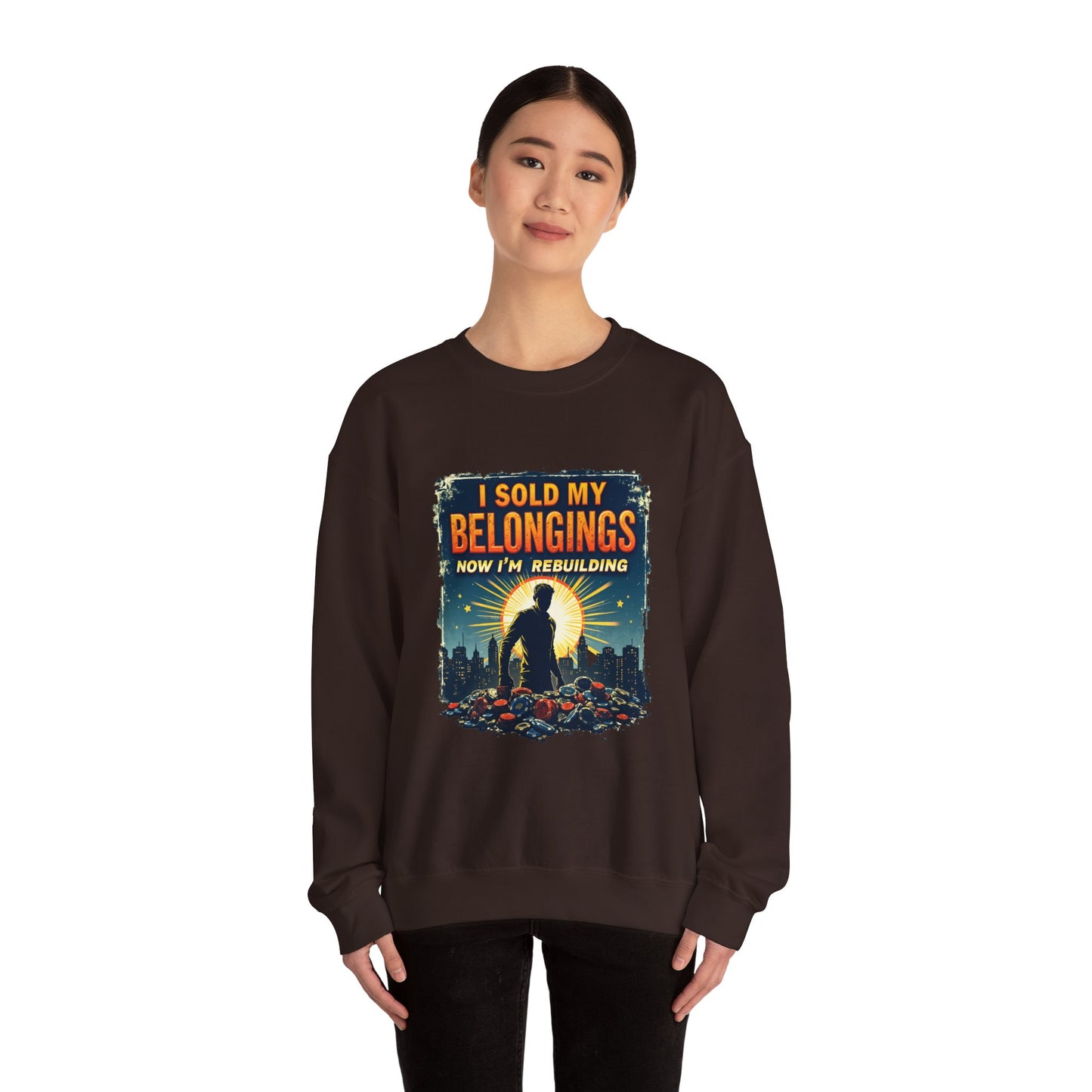 Rebuilding Vibes Crewneck – Gambling Recovery