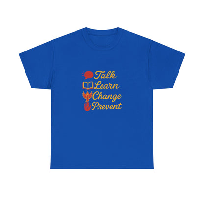 Gambling Addiction recovery Tee  - Talk Learn Change Prevent,