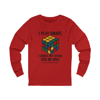 Smart Choices Long Sleeve Tee – Youth Prevention Rubik’s Cube Shirt