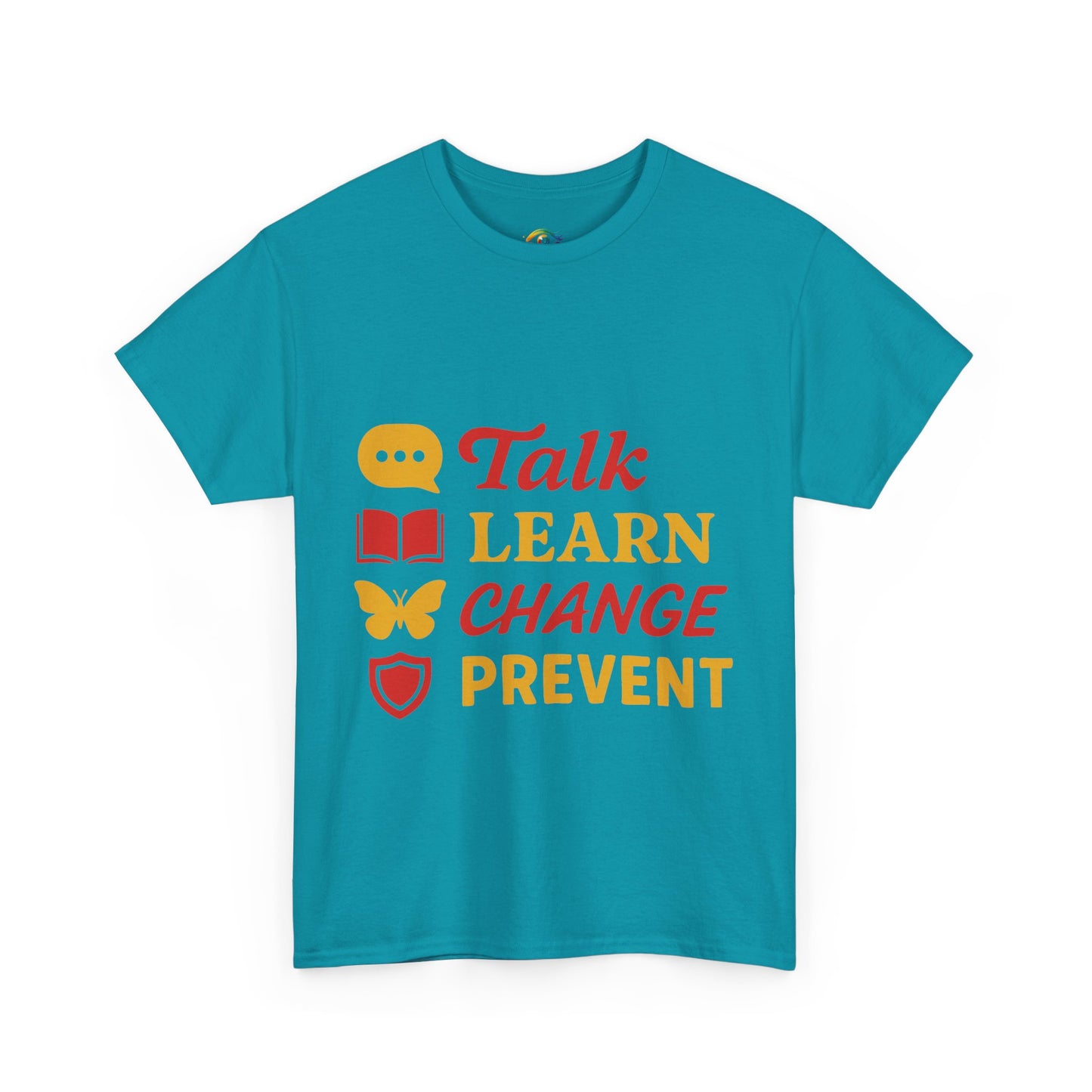 Talk, Learn, Change Prevent Tee - Unisex Heavy Cotton Tee, Educational [...]