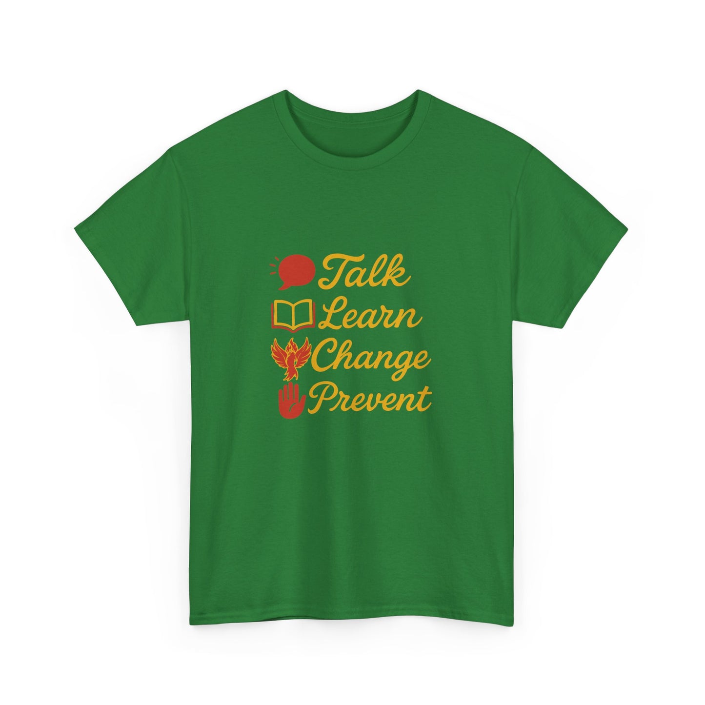 Gambling Addiction recovery Tee  - Talk Learn Change Prevent,