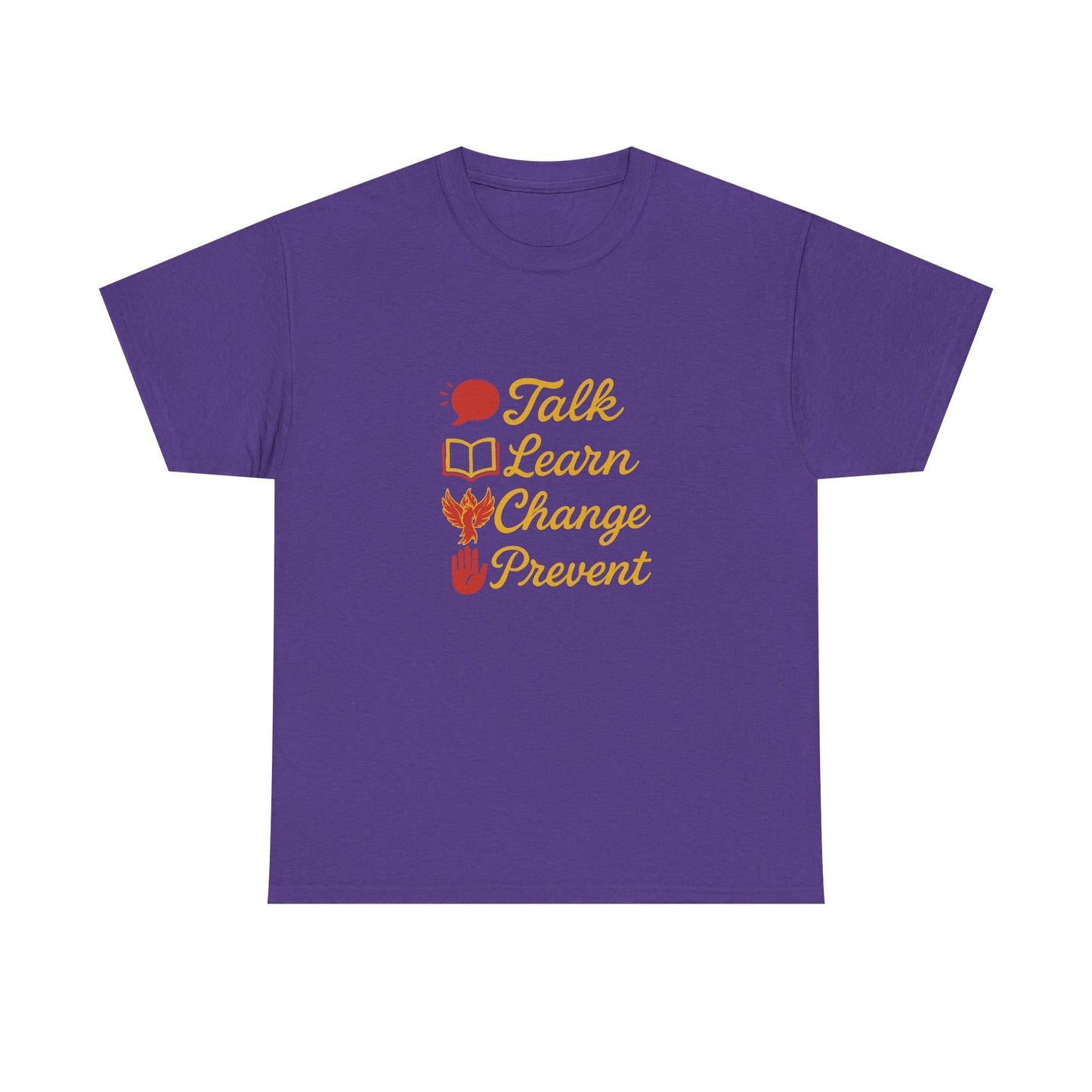 Gambling Addiction recovery Tee  - Talk Learn Change Prevent,