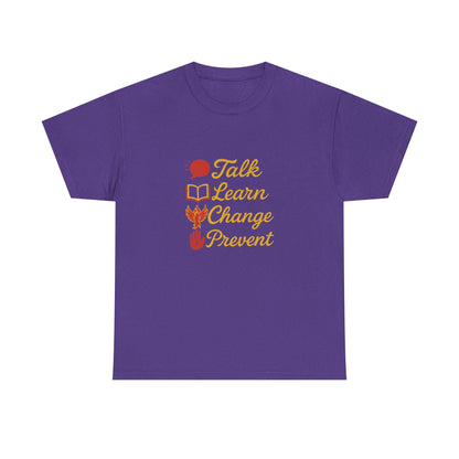 Gambling Addiction recovery Tee  - Talk Learn Change Prevent,