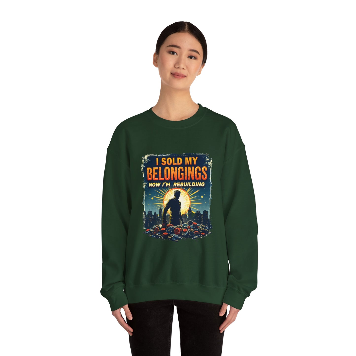 Rebuilding Vibes Crewneck – Gambling Recovery