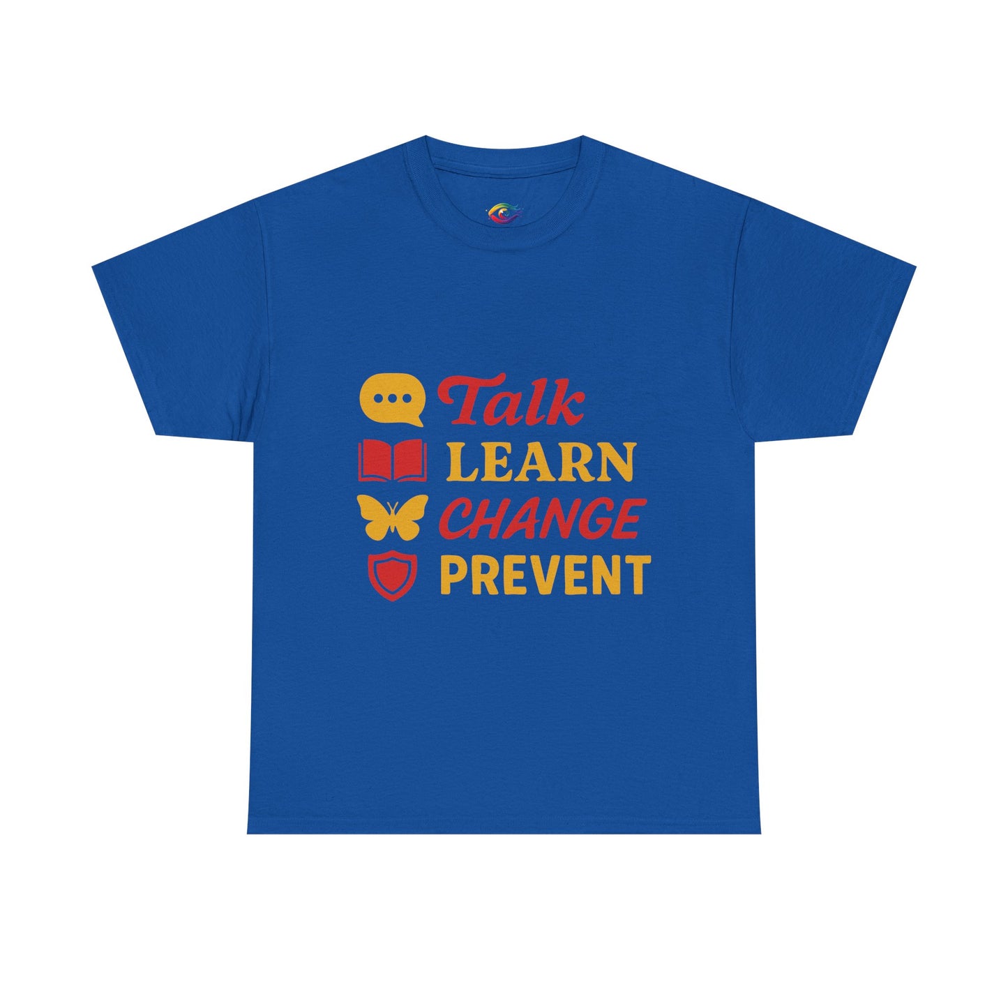 Talk, Learn, Change Prevent Tee - Unisex Heavy Cotton Tee, Educational [...]