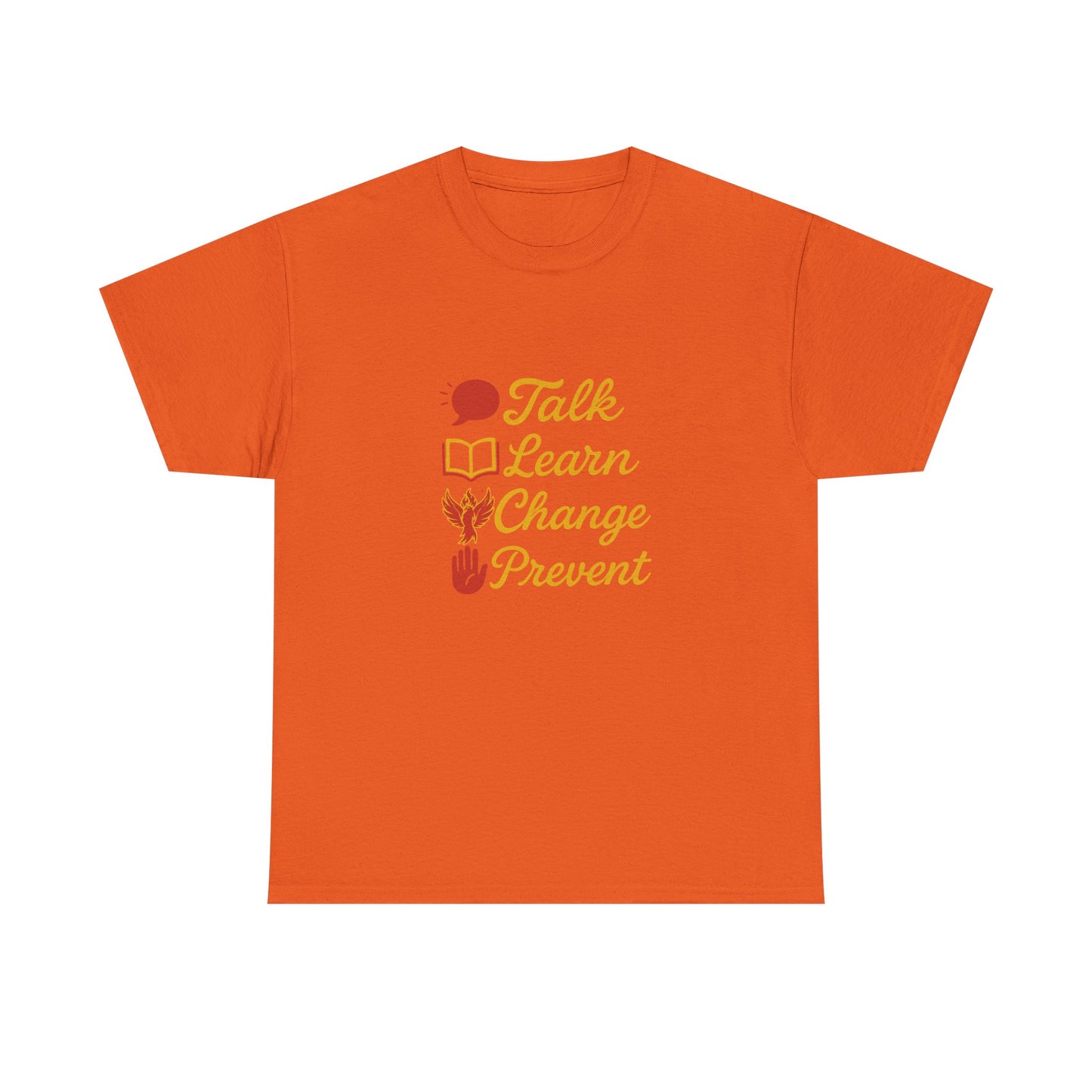 Gambling Addiction recovery Tee  - Talk Learn Change Prevent,