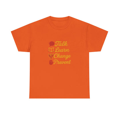 Gambling Addiction recovery Tee  - Talk Learn Change Prevent,