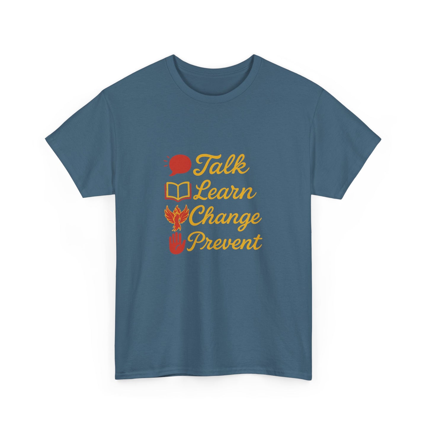 Gambling Addiction recovery Tee  - Talk Learn Change Prevent,