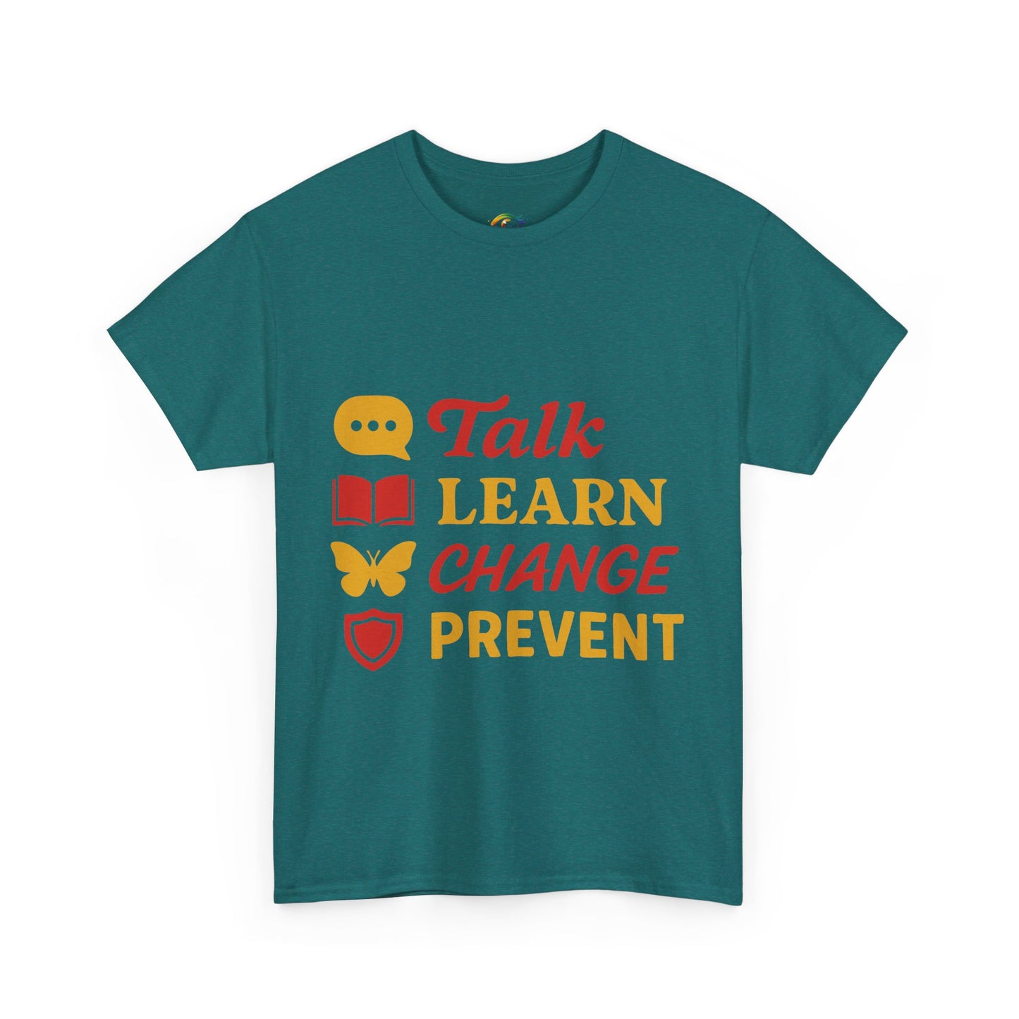 Talk, Learn, Change Prevent Tee - Unisex Heavy Cotton Tee, Educational [...]