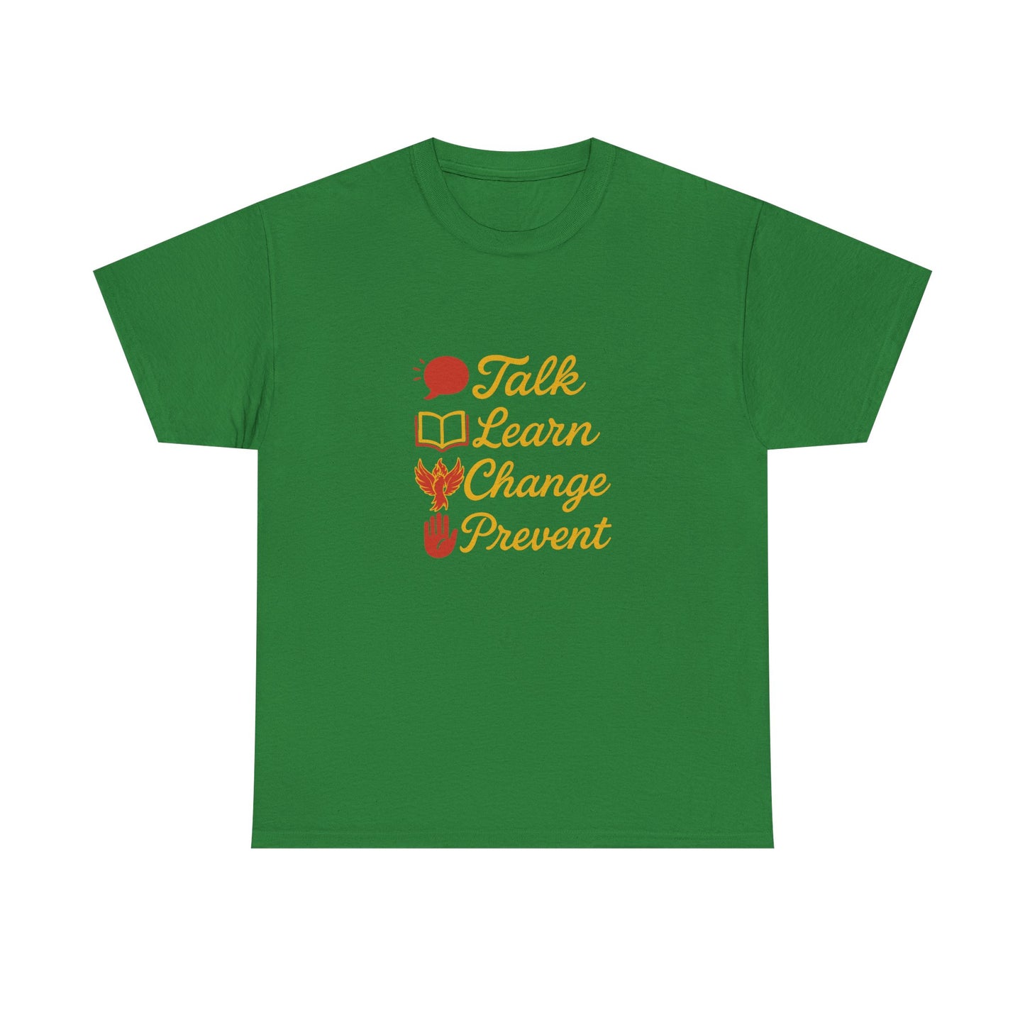 Gambling Addiction recovery Tee  - Talk Learn Change Prevent,