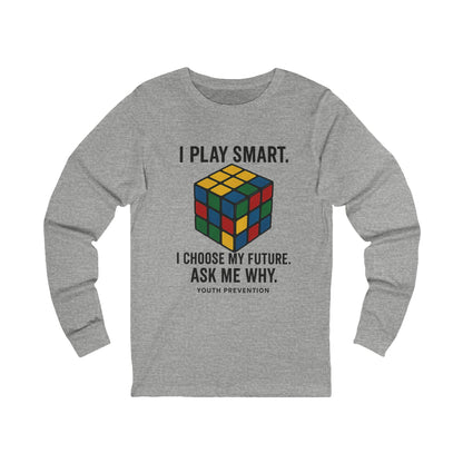 Smart Choices Long Sleeve Tee – Youth Prevention Rubik’s Cube Shirt
