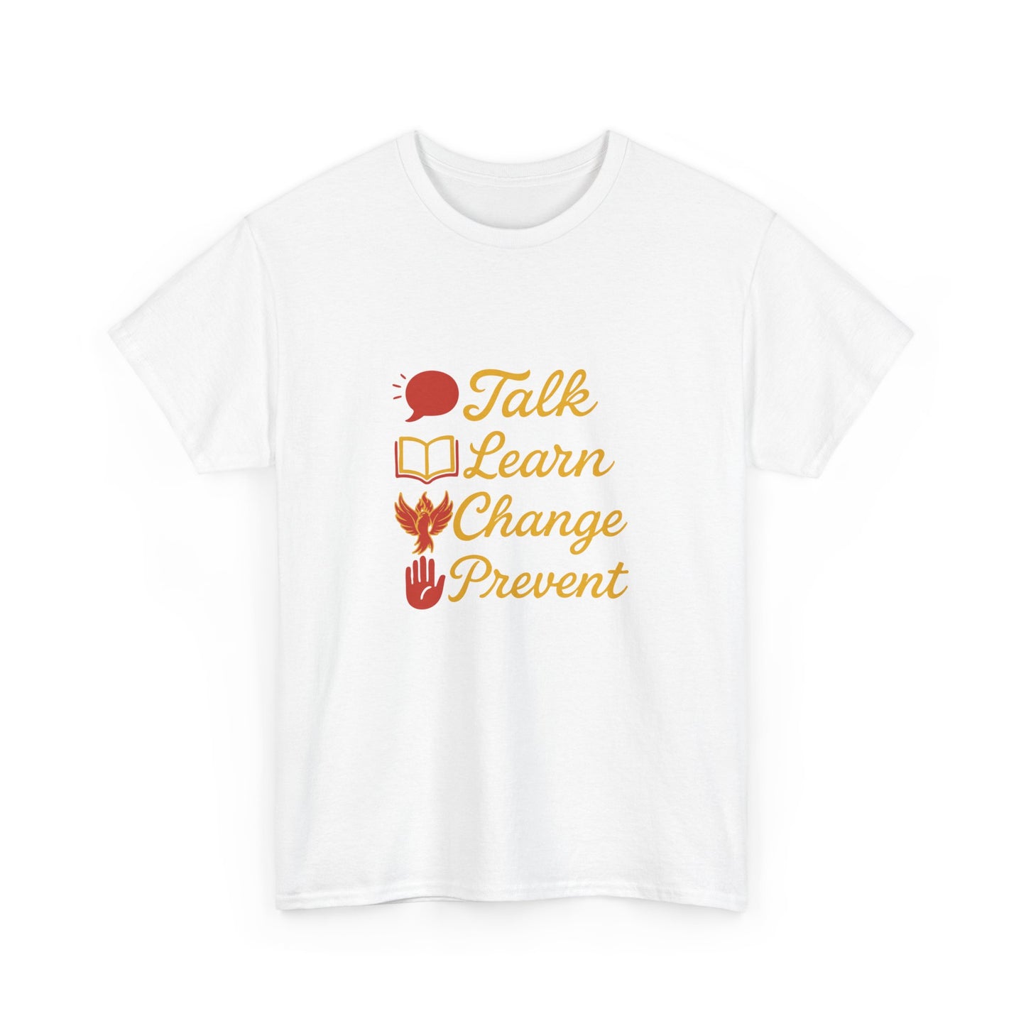 Gambling Addiction recovery Tee  - Talk Learn Change Prevent,