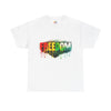 Gambling Addiction -recovery Freedom Paint Drip T-Shirt — Rainbow “FREEDOM” Graphic Tee  Item #: GFG25
