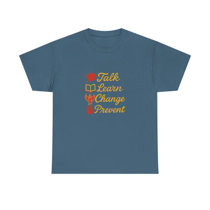 Gambling Addiction recovery Tee  - Talk Learn Change Prevent,