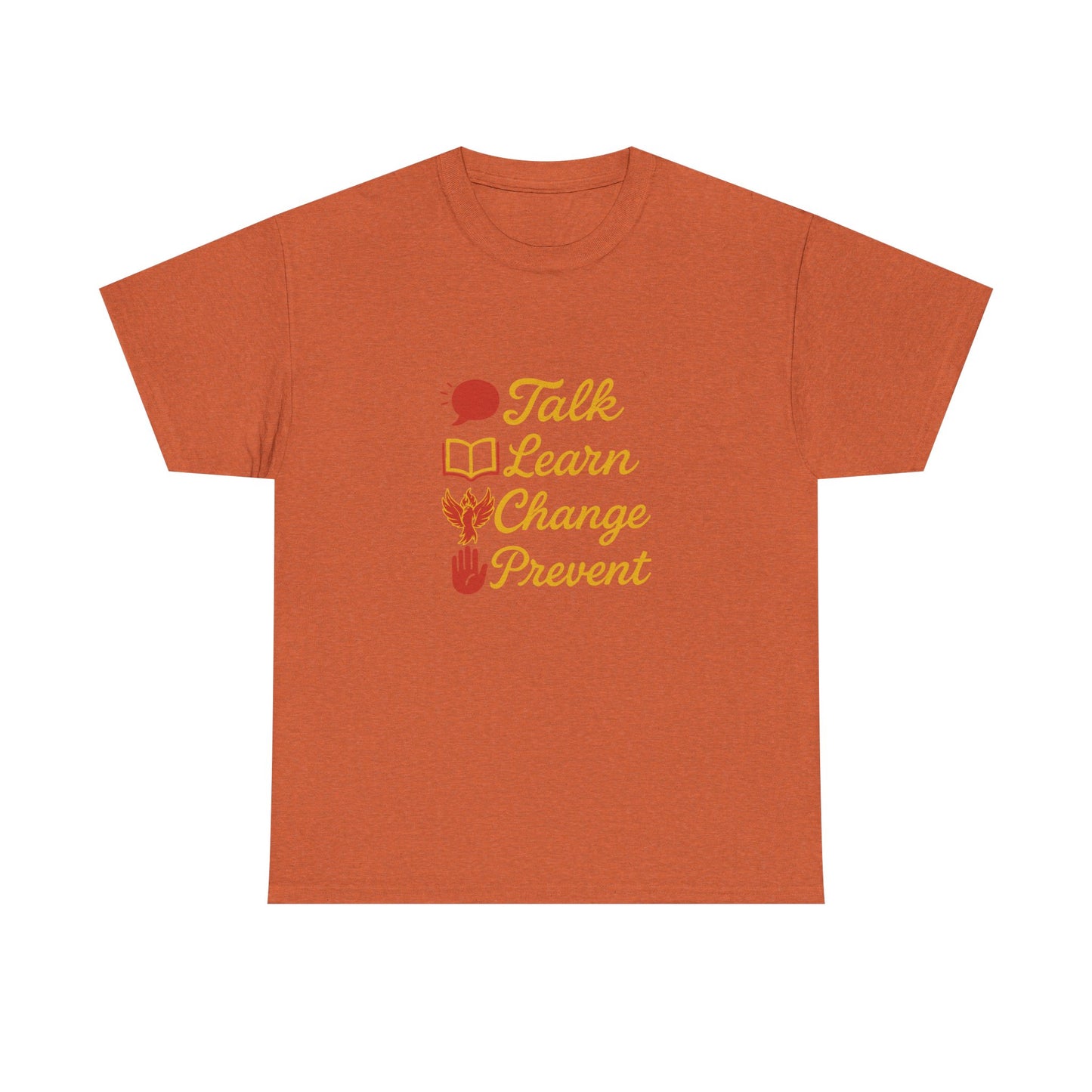 Gambling Addiction recovery Tee  - Talk Learn Change Prevent,