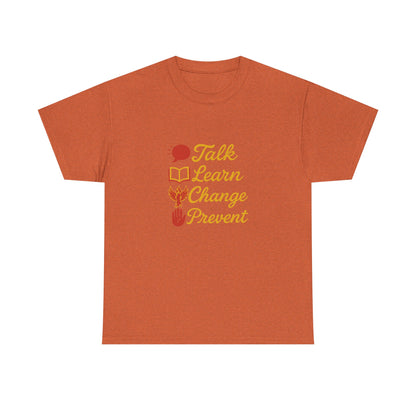 Gambling Addiction recovery Tee  - Talk Learn Change Prevent,