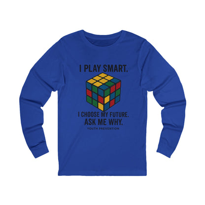 Smart Choices Long Sleeve Tee – Youth Prevention Rubik’s Cube Shirt