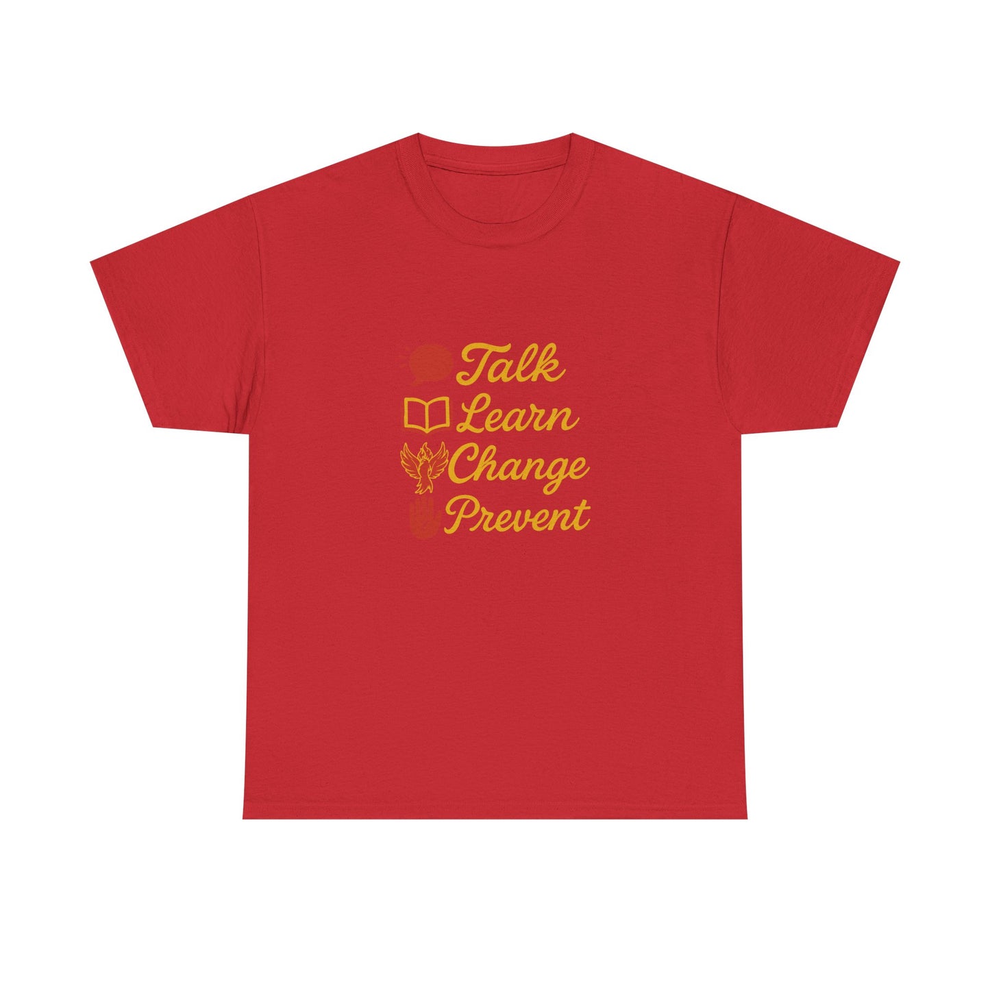 Gambling Addiction recovery Tee  - Talk Learn Change Prevent,