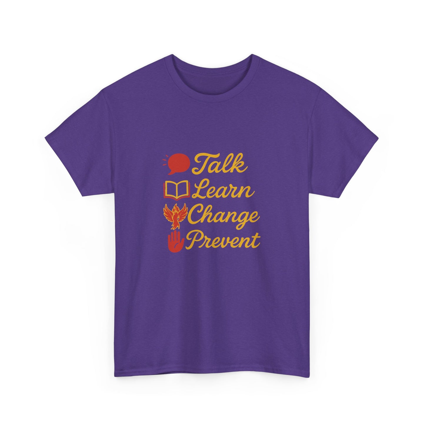 Gambling Addiction recovery Tee  - Talk Learn Change Prevent,