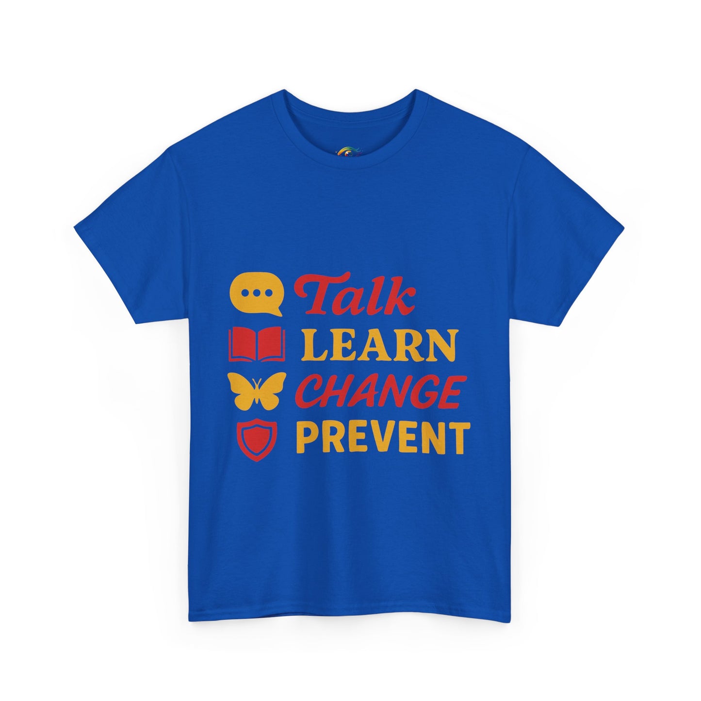 Talk, Learn, Change Prevent Tee - Unisex Heavy Cotton Tee, Educational [...]