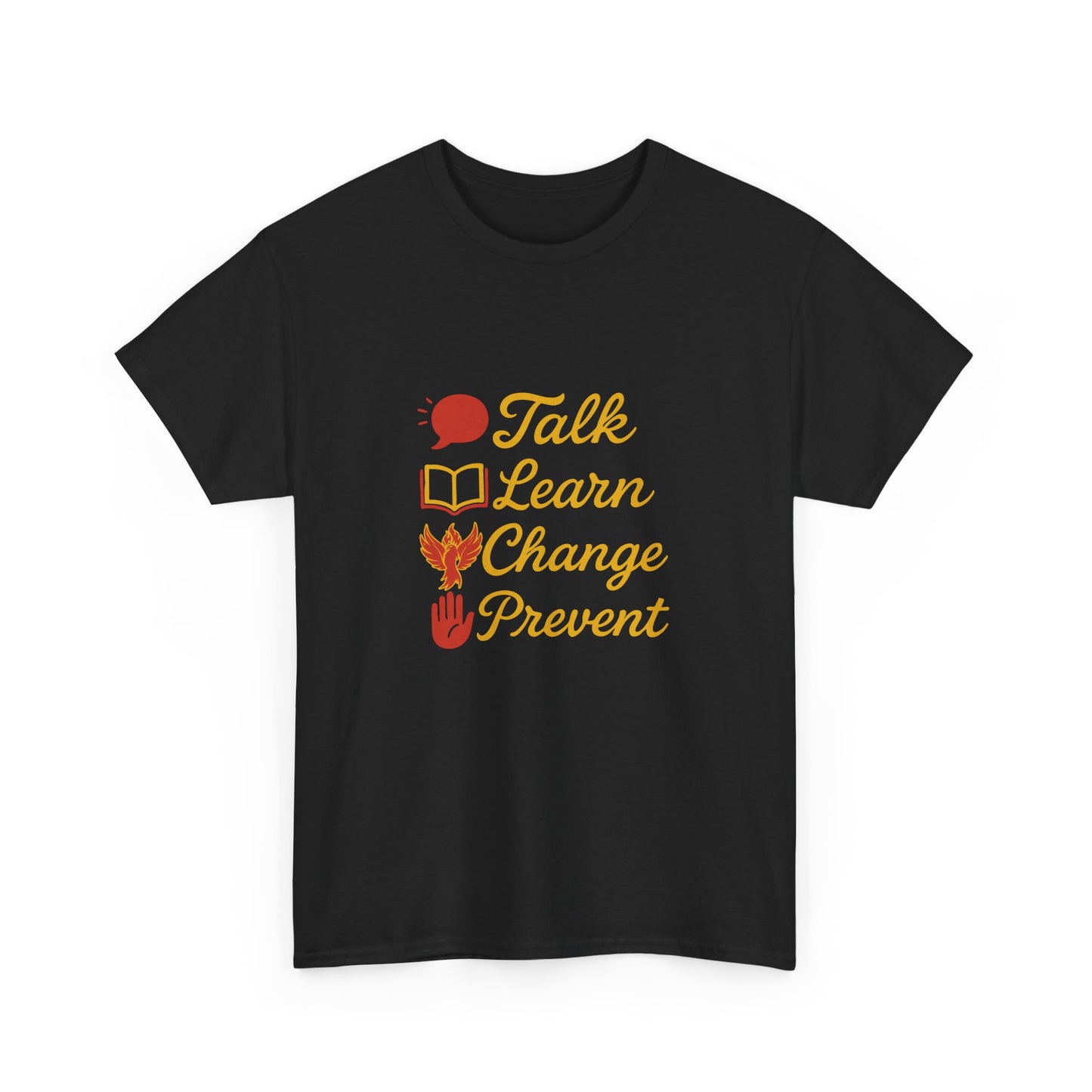 Gambling Addiction recovery Tee  - Talk Learn Change Prevent,