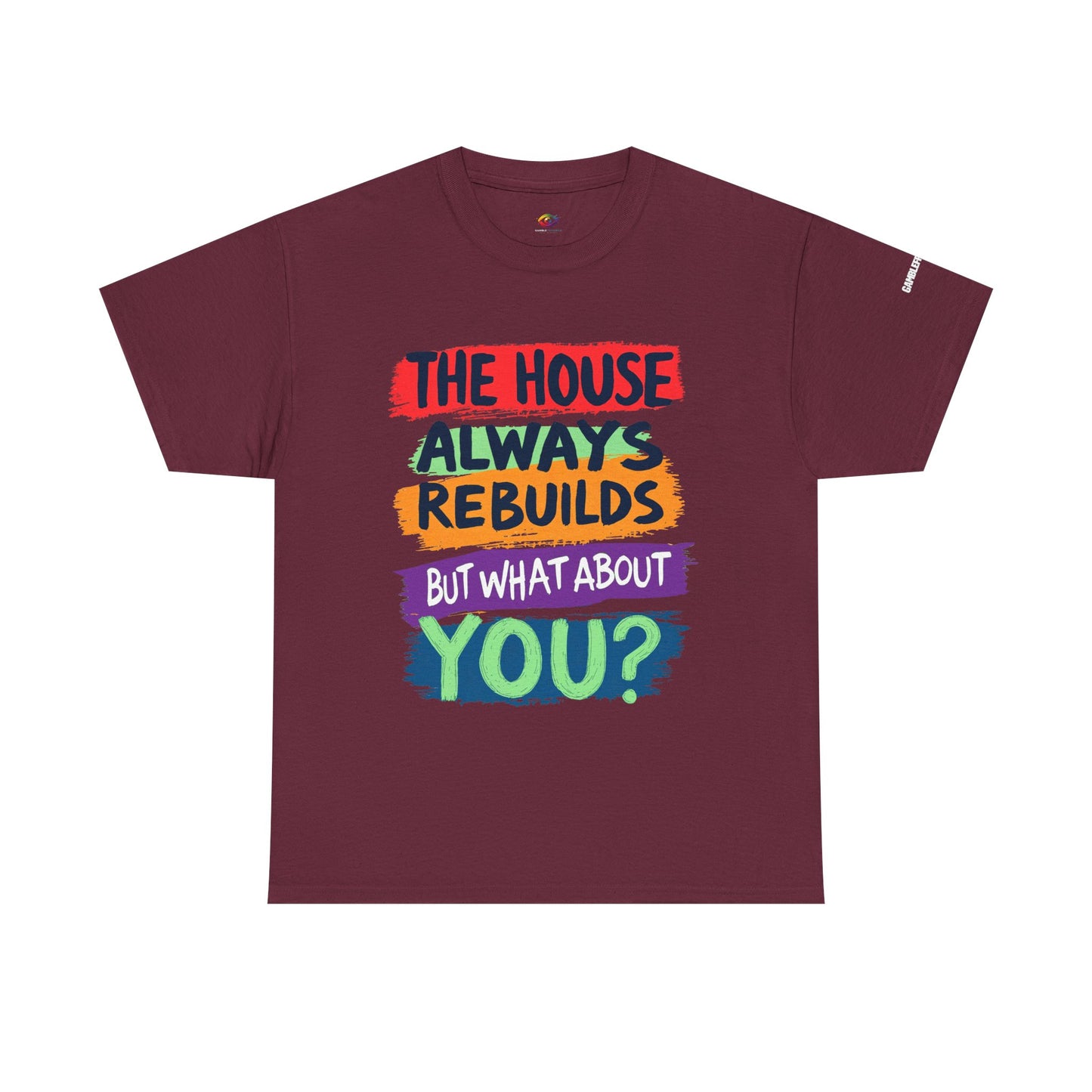 Event-Only Bundle: “The House Always Rebuilds — But What About You?” Tee + Confessions of a Slot Machine