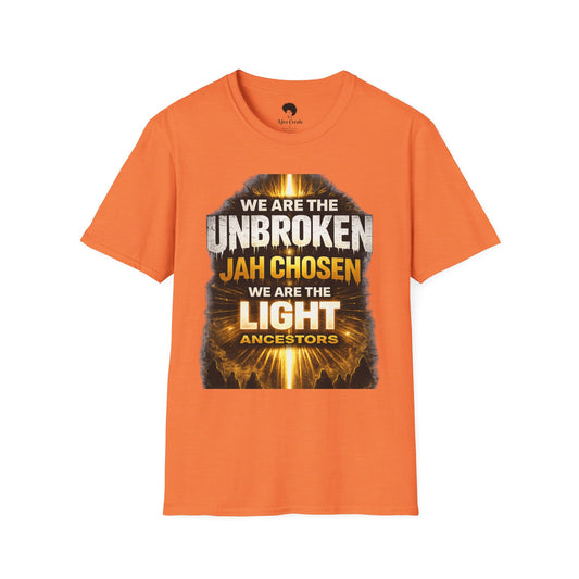 We Are The Unbroken Jah Chosen We Are The Light T-Shirt | Rastafarian